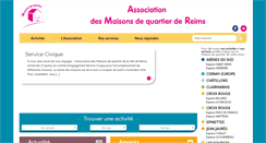 Desktop Screenshot of maisondequartier-reims.fr